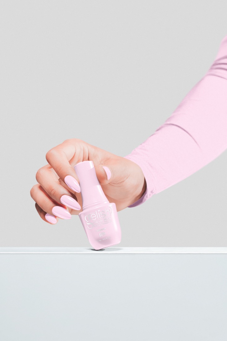 Whisper In Pink on the hand